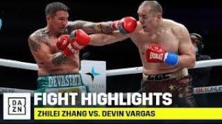 ***CHINESE Boxing Superstar Zhang Zhilei DEFEATS Devin Vargas For Knockout in Fourth