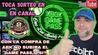 GAME PASS SUBE DE PRECIO!/SORTEAMOS COSITAS EN EN CANAL.