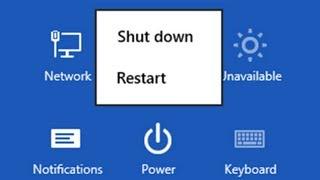 Windows 8 - Shutdown or Restart [Tutorial]