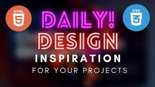 Get Daily Design Inspiration For Your Projects From These Cool Websites