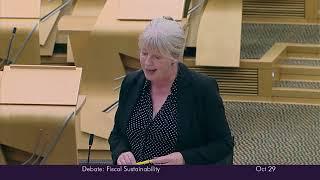 Scottish Government Debate: Fiscal Sustainability - 29 October 2024