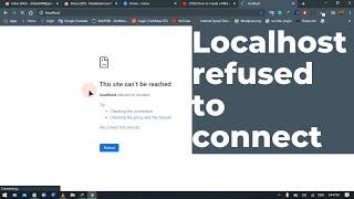 Localhost refused to Connect | This Site Can't be reached | Wamp Server