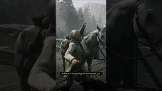 This NPC kills your horse for losing a race... #reddeadredemtion2