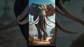 Now Vs Million years back| elephant | #shorts #short #animals #wildlife #youtubeshorts