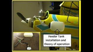 How to add "Feeder Tanks" to Nitro Powered RC airplanes, plus demo flight with Aeromaster.