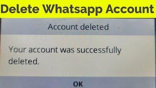 How To Delete Whatsapp Account In Jio Phone