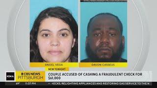 Couple accused of cashing fraudulent check for $61,000