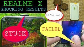 Realme X Pop up Camera Drop Test | Camera Durability Test | Fingerprint Scanner Speed Test 4K