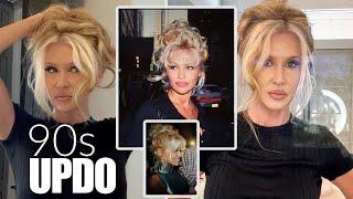4 Ways To Get The Pamela Anderson Brigitte Bardot 90s MESSY Updo~ Not Like The Other Videos