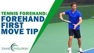 TENNIS FOREHAND | Forehand First Move Tip