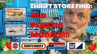 Ep. 9 - Thrift Store Find: OLD Plastic Models - Monogram, Airfix, Matchbox & MPC Kits