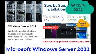 Windows Server 2022 || Complete Installation tutorial || VMware Workstation Pro 16||