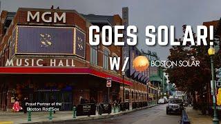 MGM Music Hall at Fenway Goes Solar!