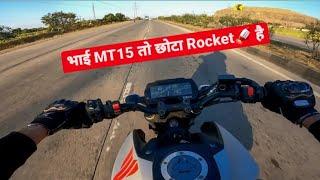 YAMAHA MT15 Pure Sound Crazy Ride | MT15 Bs6 High Speed Ride |