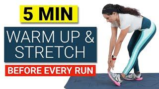 5-Minute Standing Warm Up and Stretch For Runners | 5 Minute Warm-Up You NEED before EVERY RUN