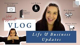 VLOG: Life & Business Updates // So much to tell you - New Sponsor, New Store, New Website, and more