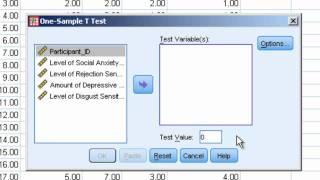 One Sample t-test