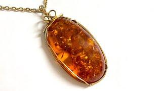 How to Tell if Amber Gemstones are Real or Fake (When the Salt Water Amber Test Won't Work!)