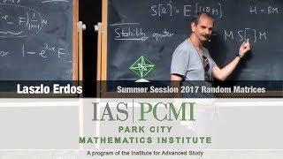 Laszlo Erdos (4.1) The matrix Dyson equation for random matrices, part 4.1