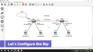 Rip routing configuration on mikrotik