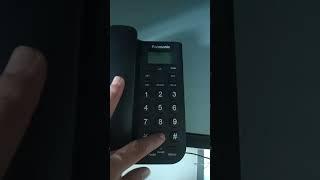 Panasonic Telephone | Model No: TS-500 Made in China