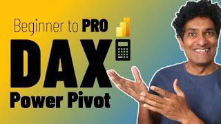 Learn Power Pivot & DAX for Power BI with 20 Beginner to PRO Examples (Sample file included)