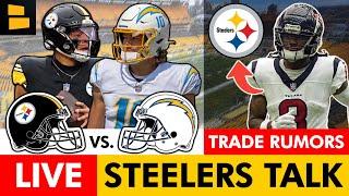 Steelers Talk LIVE: Russell Wilson & John Metchie Trade Rumors + Week 3 Preview vs. LA Chargers