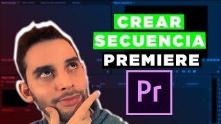 como CREAR una SECUENCIA en PREMIERE