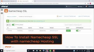 How To Install Namecheap SSL with namecheap Hosting