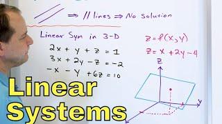 12 - Solving 3-Variable Linear Systems of Equations - Substitution Method