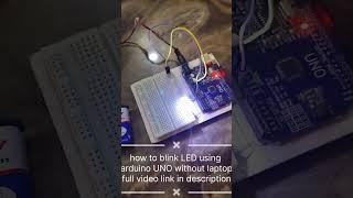 @MADRobotics_  //how to blink LED using arduino Uno without laptop//#arduinoprojects#led