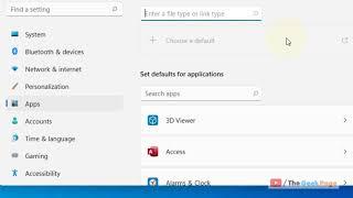 Reset File Type Associations in Windows 11