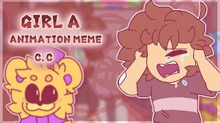 Girl A meme|| FNAF C.C || Flipaclip ||