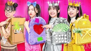 Miskin Vs Kaya Vs Giga Kaya Vs Siswa Normal Di Sekolah | Baby Doll Channel Indonesia