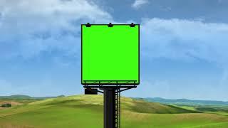 Advertisements Billboard Green Screen | Hoarding Board #3