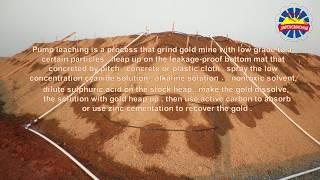 Extraction of gold by heap leaching