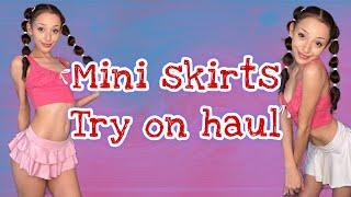 Mini Skirts TRY ON Haul - Part 2 Ora Lynae |4K|