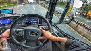 POV  DRIVING TRUCK MAN TGX 2021 GLASGOW    adrian cox UK