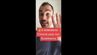 5 extensions Chrome pour ton Ecommerce #dropshipping #shopify #produitgagnant  #ecommerce