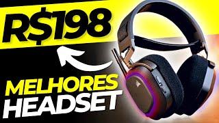 Top 3 MELHORES Headsets Gamer BOM e BARATO Custo Beneficio 2021