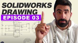 SOLIDWORKS Drawing EP03 | BOM | Sheets | Customization