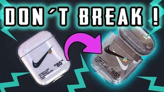 DONT BREAK IT !!! HOW TO REMOVE AIRPODS CASE ! HARD PLASTIC !