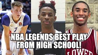 NBA PLAYERS BEST MOMENT FROM HIGH SCHOOL!