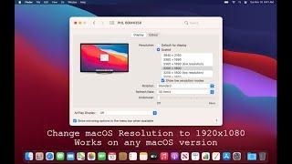 Change macOS Resolution | ft. @Tee Vee | 4K |