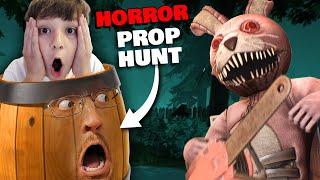Prop Hunt with Monsters!  I Chose the Wrong Place to Hide! (FGTeeV Horror Night)