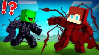 CARNAGE Speedrunner vs VENOM Hunter in Minecraft - Maizen JJ and Mikey