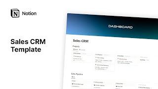 Sales CRM (Notion Template Guide)