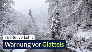 Straßenverkehr: Vorsicht vor Glatteis | BR24