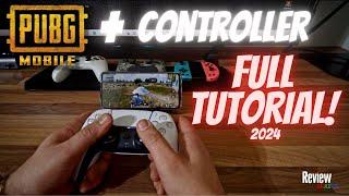 PubG Mobile with Controller PS/XBOX/SWITCH  FULL TUTORIAL 2024 [NO PC/NOROOT/NOBAN] EASY TUTORIAL