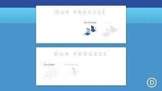 How to Progressively Flash the Steps to a Process with Divi’s Scroll Effects